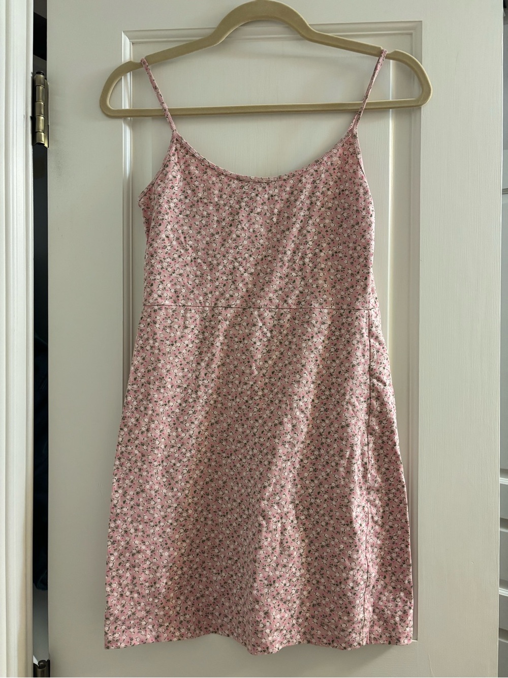 Brandy Melville Pink Floral Mini Dress
